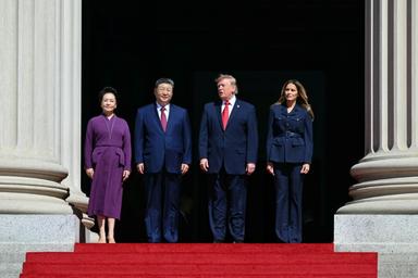 Trump et Xi concluent leur sommet devant les textes fondateurs de la démocratie américaine