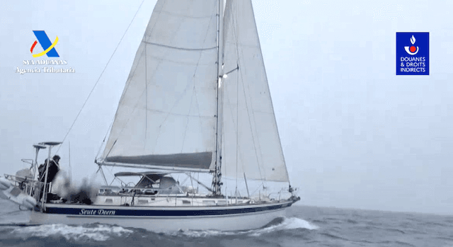 voilier rempli de cocaine au large de l'espagne