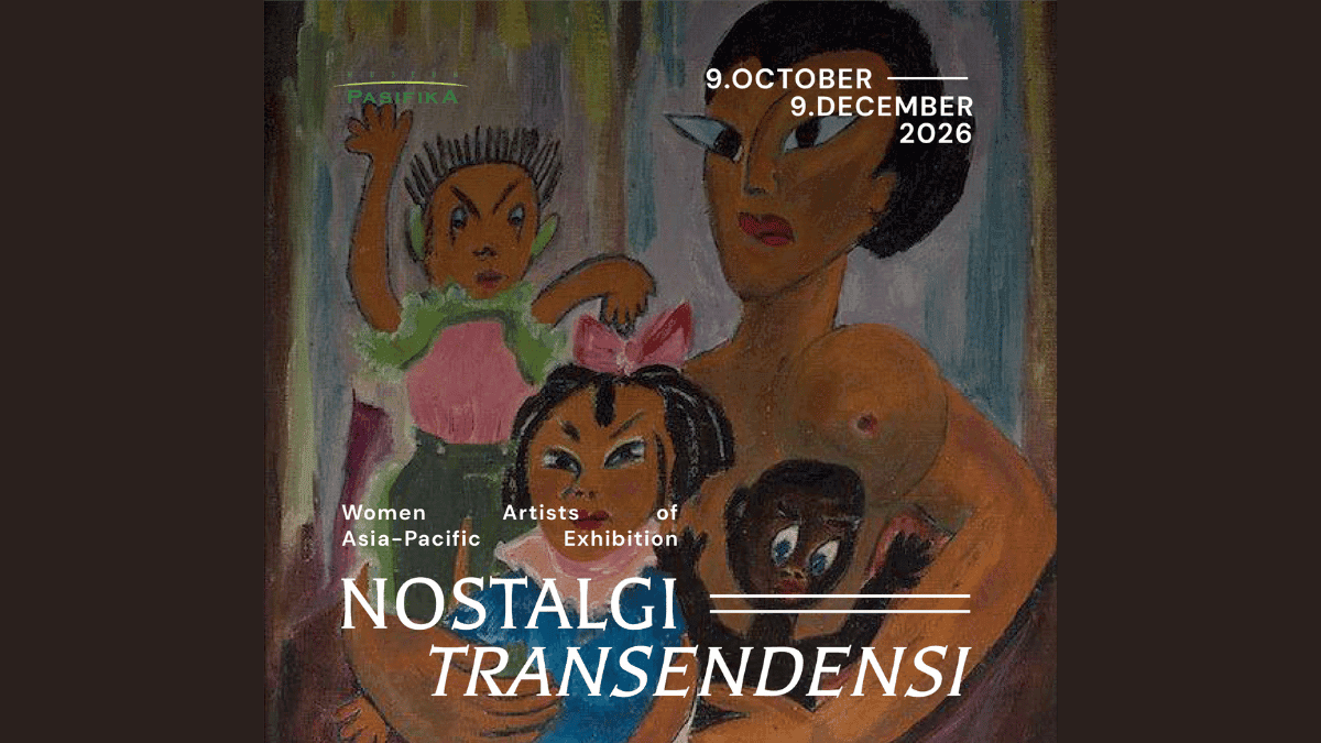Affiche exposition Women Artists of Asia Pacific – Nostalgi Transendensi du musée Pasifika de Bali 