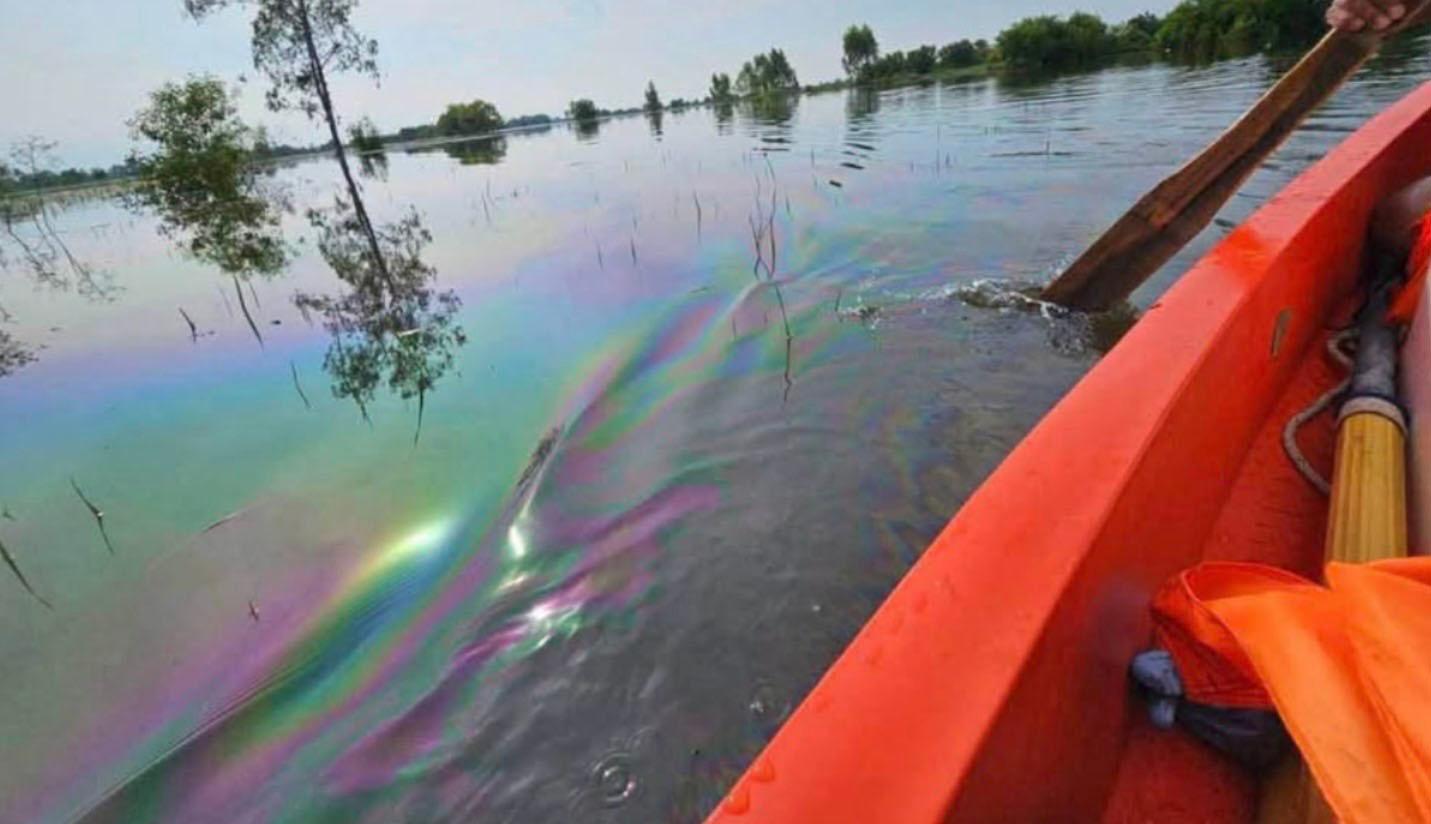 Cours d’eau pollué Thaïlande 