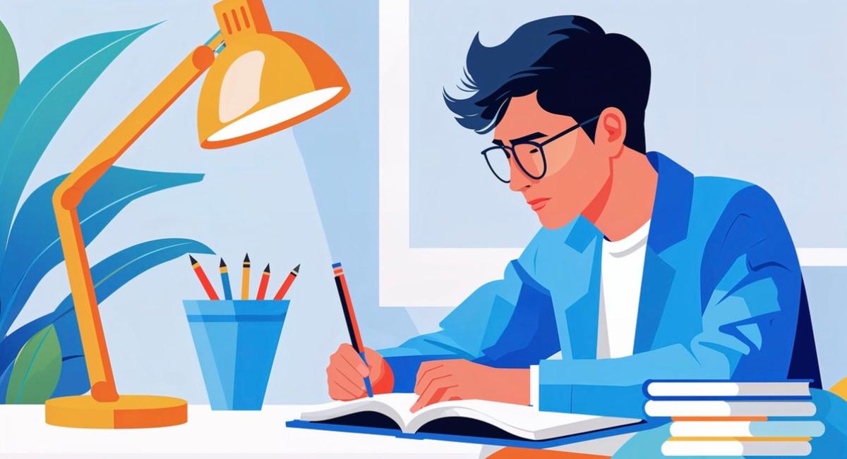 Illustration étudiant thaïlandais 