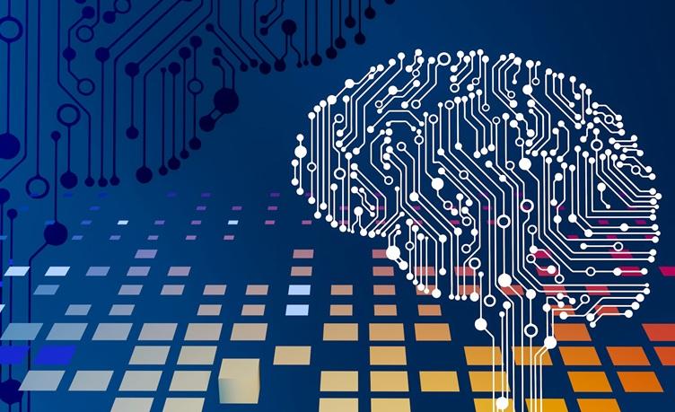 une carte de circuit imprime d'ordinateur avec un cerveau dessus