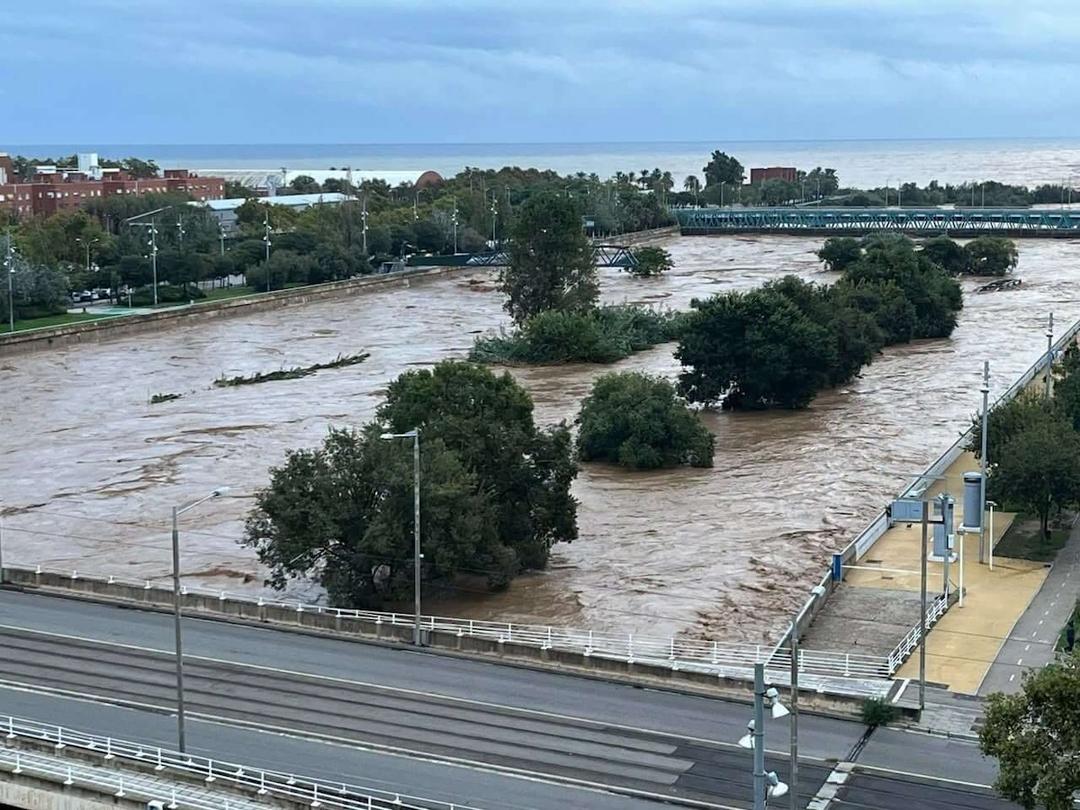 Risque de débordement du fleuve Besòs