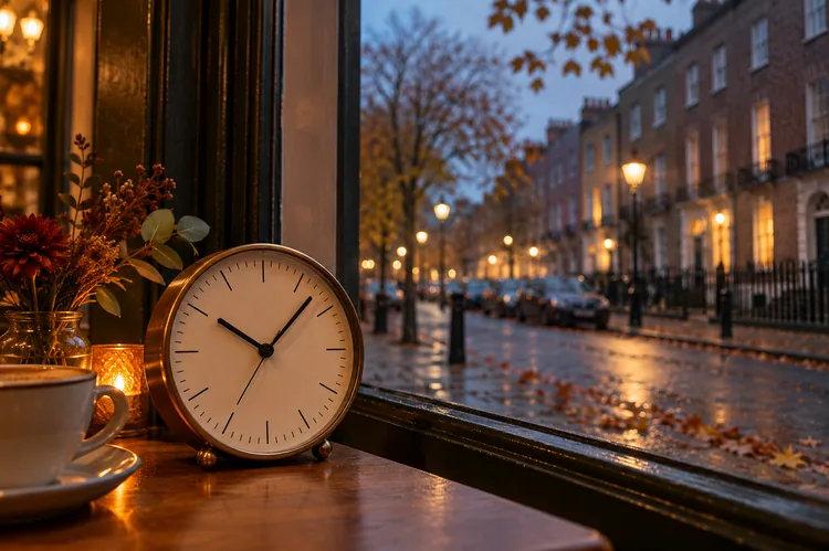 Réveil qui illustre le changement d'heure en irlande en 2026