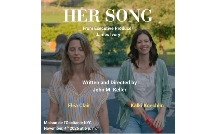 A la rencontre de l'équipe du film Her Song à la Maison de l'Occitanie