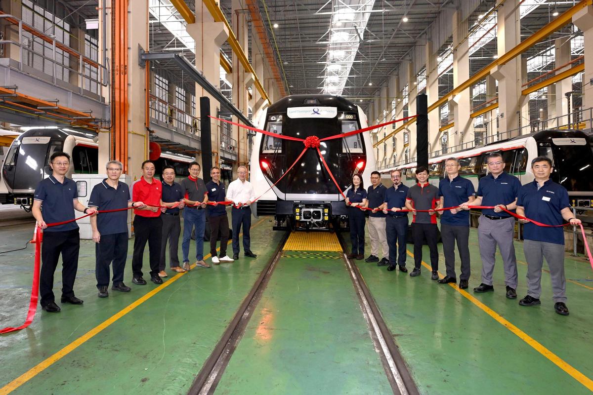 Alstom a livré toutes les rames de métro commandées par Singapour 