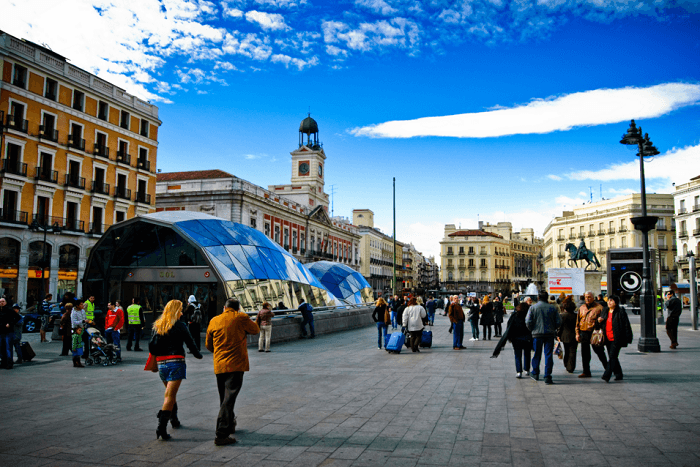 Puerta del Sol, Madrid 