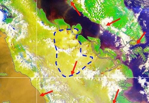 carte Haze le 28 février 2014