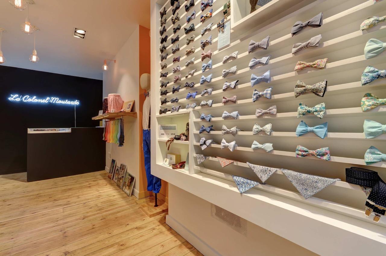 Colonel, Moutarde, boutique, noeud, papillon, cheshire, street,  Shoreditch, expat, expatriés, français, francophones, french, communauté, actualités, informations, Londres, Royaume, Uni, UK,