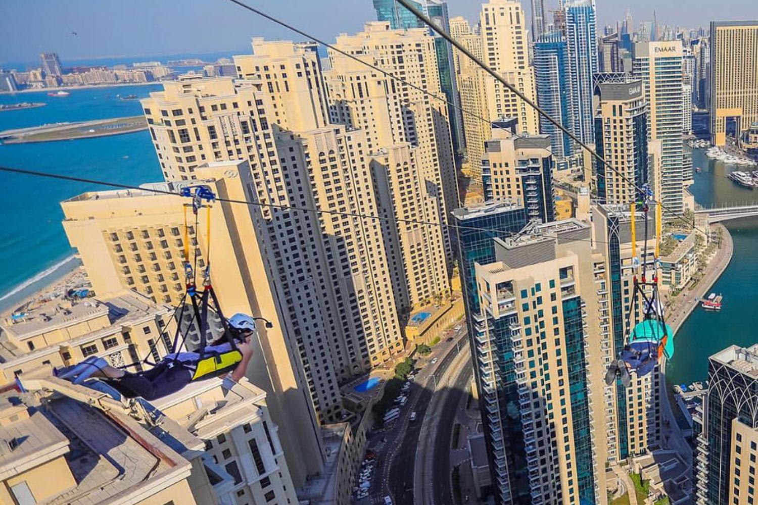 Dubai-Marina-Zip-line