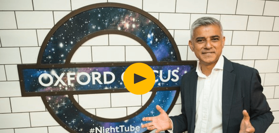 Londres, métro, nuit, night, tube, London, Sadiq, Khan, inauguration, vidéo, maire, Central, Victoria, line, ligne, Jubilee, vidéo