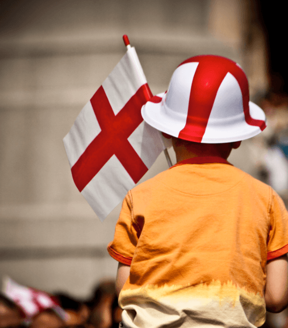 Saint-Georges, fête, nationale, anglaise, actualités, Londres, expatriés, expats, Trafalgar, Shakespeare, spectacle, célébrations, drapeau, anglais, croix, Angleterre, communauté, française