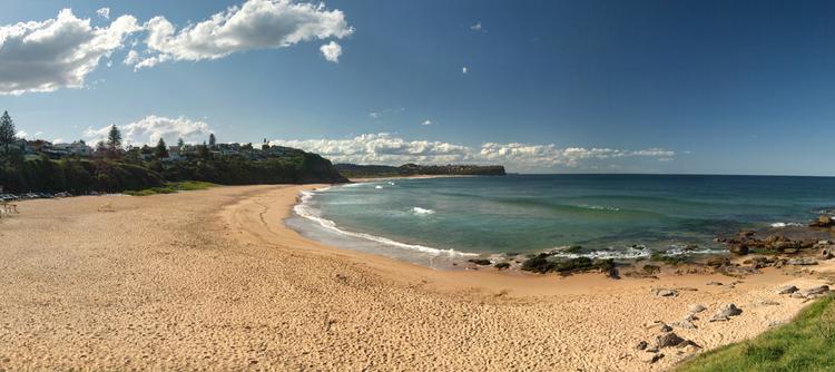 Une plage en Australie en plein été 