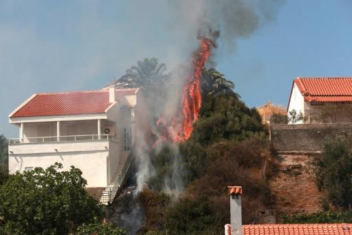 incendie à Lesbos