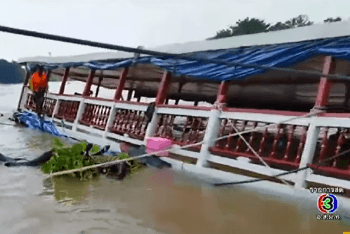 Naufrage bateau Ayutthaya