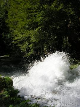 Les Cascades delle Marmore, français à Rome, francais, journal, français, cascatta della marmore