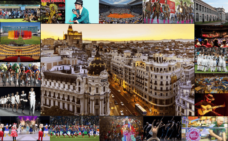 agenda evenements madrid 2018