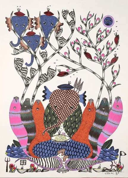 gond peinture tradition inde