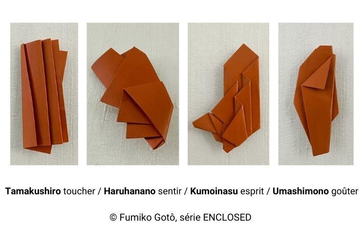 4 broches de Fumiko goto