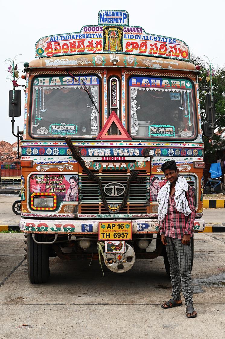 camion inde india chennai marché market 