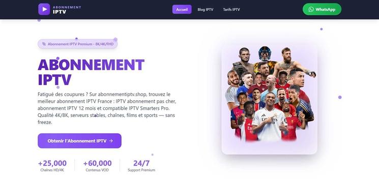Abonnement IPTV 
