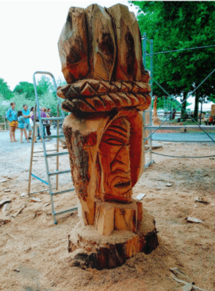 sculpture tribal kanak