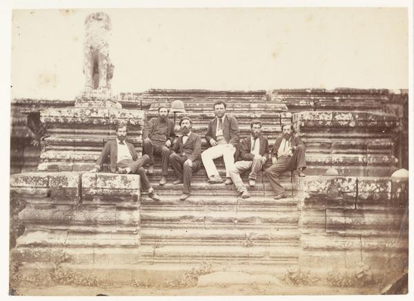  Members of the 1866 Mekong Exploration;  Angkor Wat