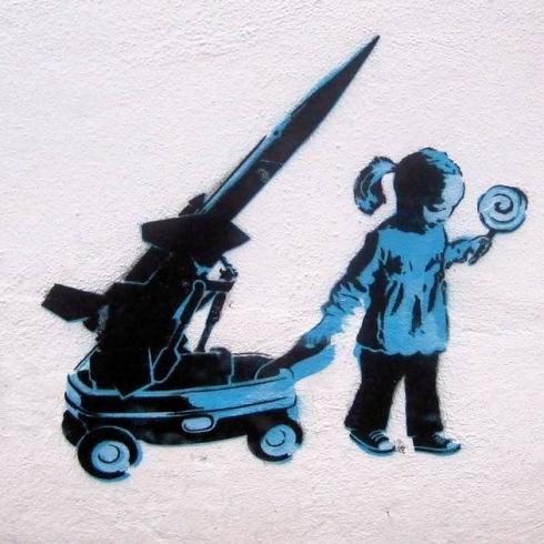 Nuke Girl Londres Banksy oeuvre