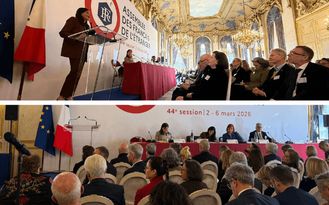 intervention de Eléonore Caroit à l'AFE 2026 - copyright Capucine Canonne 