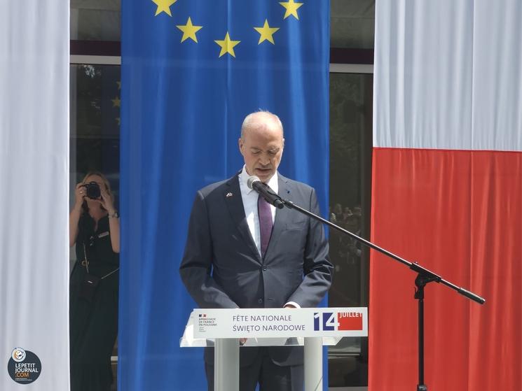 M.Etienne de Poncins, Ambassadeur de France en Pologne. Photo Bénédicte Mezeix pour Lpj.com Varsovie