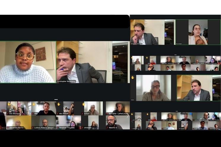 La réunion en ligne