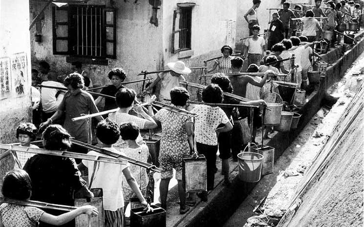 village submergé Hong Kong