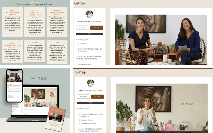 extrait du programme Post-Partum de Naissances Nomades 