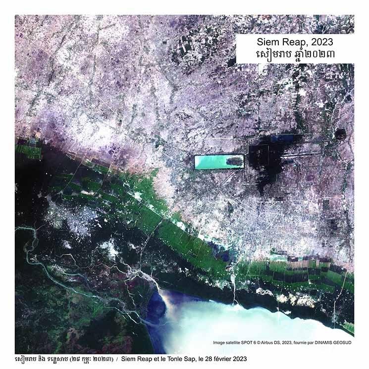 Siem reap image satelitte