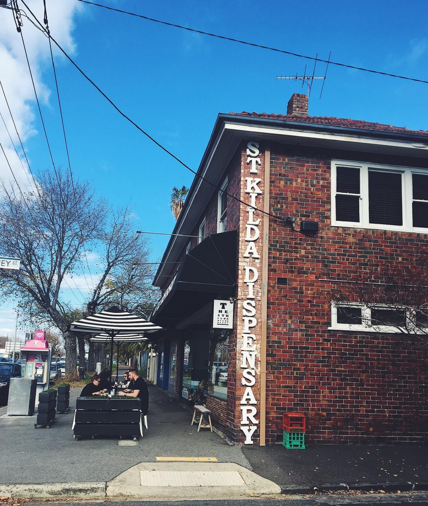 St Kilda Dispensary café Melbourne atypique vintage hôpital dispensaire