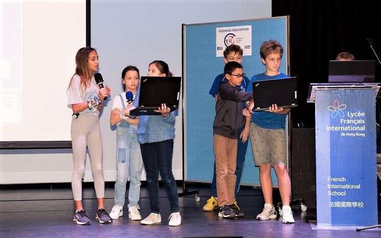 lycée français Hong Kong océan sans plastique