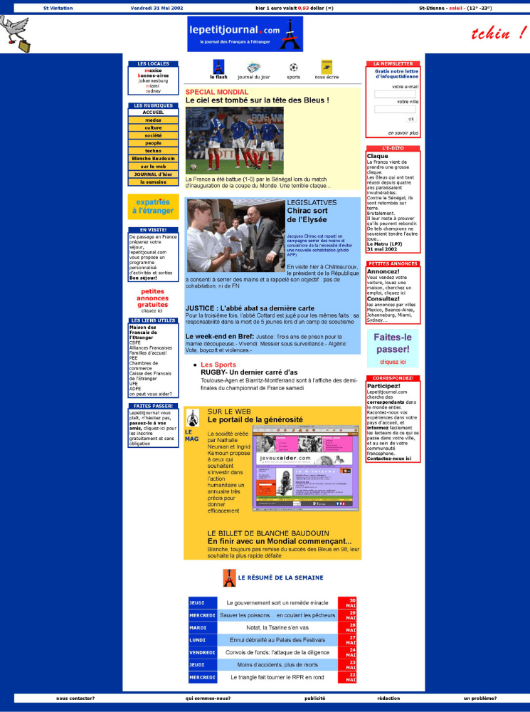 lepetitjournal.com en 2002