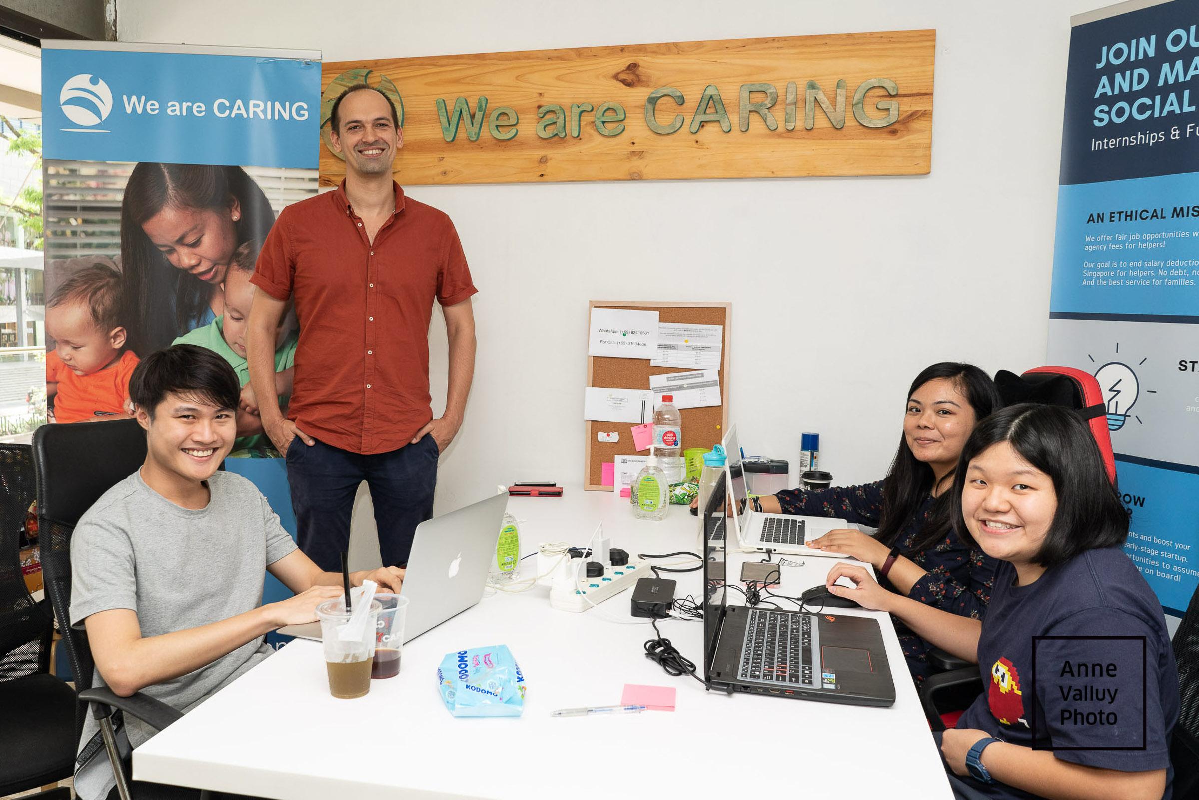 wearecaring David Bensadon Singapour agence helpers