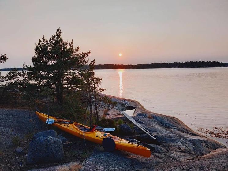 Coucher de soleil dans l'Archipelago