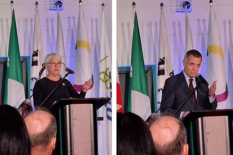 Edith Dumont et Mark Sutcliffe.