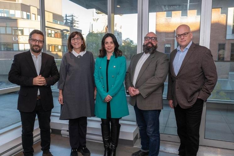 Robert Beaudry, Marie Grégoire, Priscilla Ananian, Julien Vaillancourt Laliberté et Claude Pinard