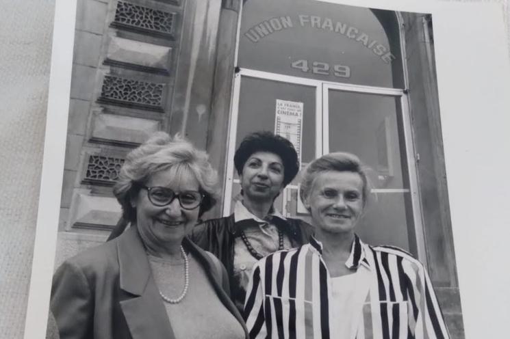 Simone Dunant, Denise Iriard et Yevkine de Greef