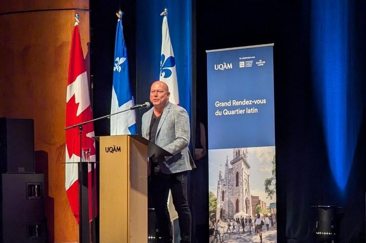 Le recteur de l’UQAM, Stéphane Pallage,
