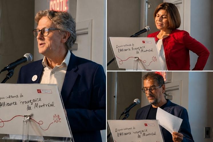 Christophe Brayet, Marianne Lépinoit et Jean-Paul Sabini