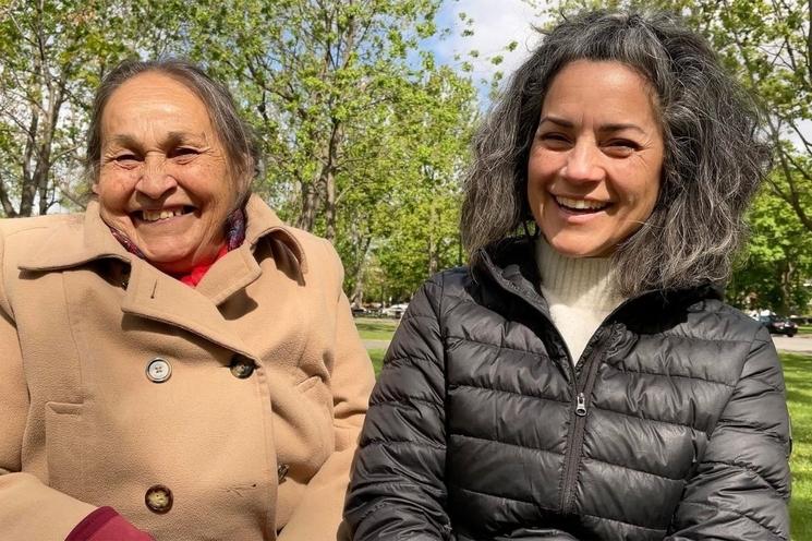 Geneviève Bilodeau et Joséphine Bacon
