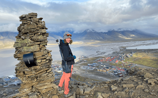 Oriane Laromiguière, journaliste au Svalbard 