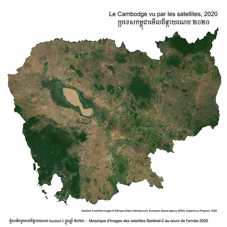 Cambodge Image Satellite