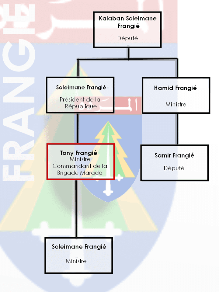 Arbre généalogique de la famille Frangié