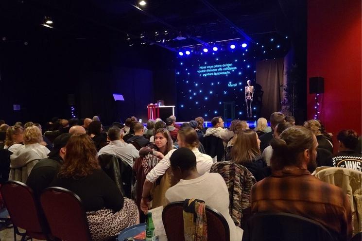 La salle du Théâtre La Comédie de Montréal, 1113 boul. de Maisonneuve E