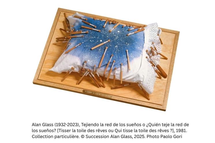 Alan Glass - Tisser la toile des rêves ou Qui tisse la toile des rêves ?, 1981. Collection particulière. 